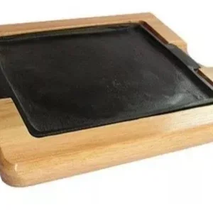 Tábua Quadrada c/ Chapa para Servir – Médio