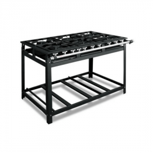 Fogão Cristal Aço Baixa Pressão 6 Bocas (3 BD + 3 BS) - Standard